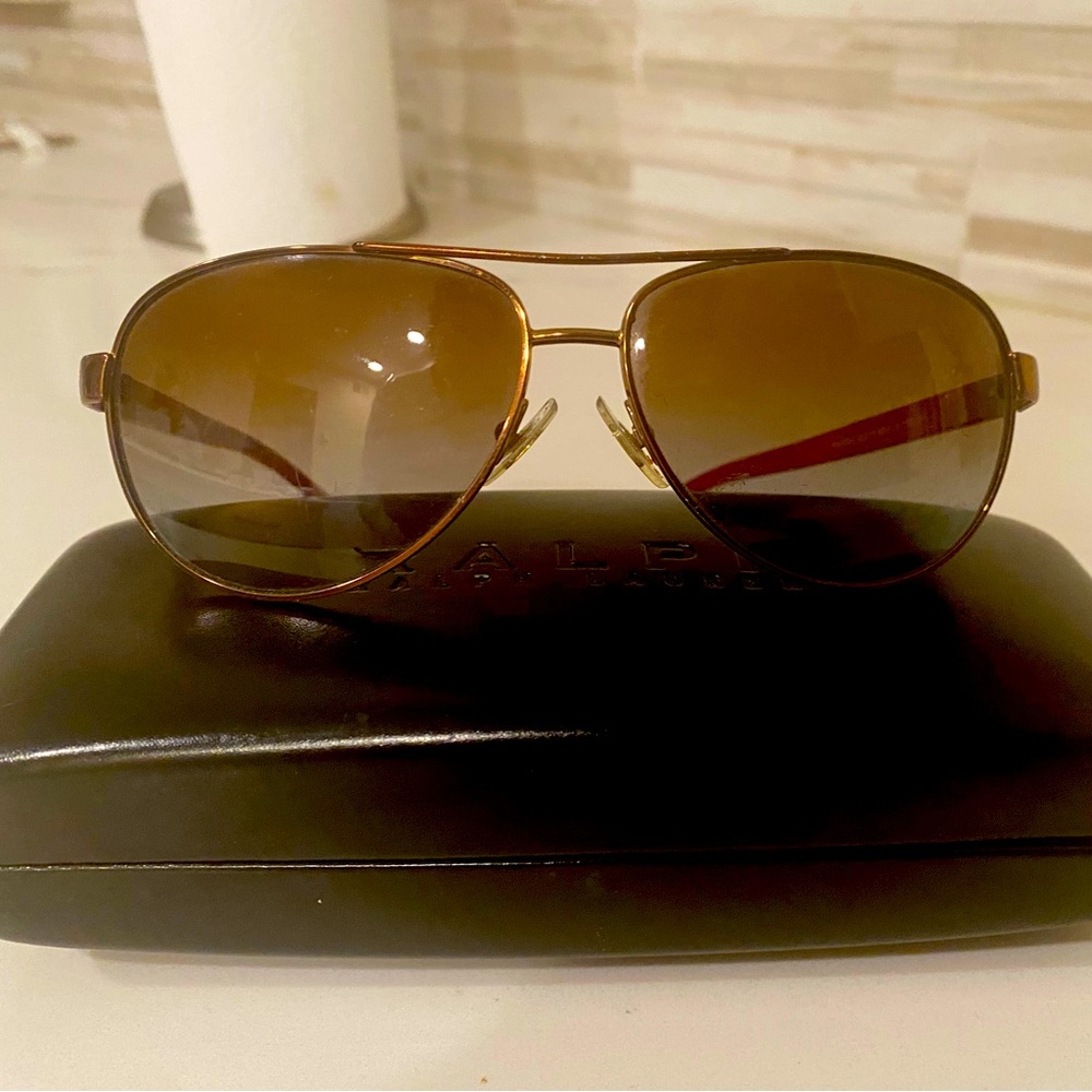 Ralph Lauren aviator polarized sunglasses